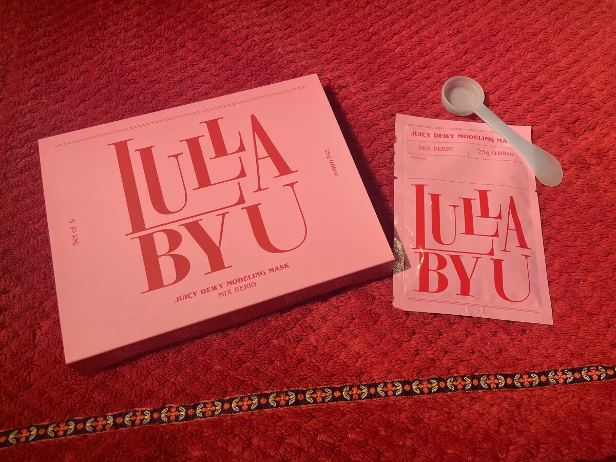 ジューシーデューイモデリングマスク/LULLA BY U/シートマスク・パックを使ったクチコミ（1枚目）