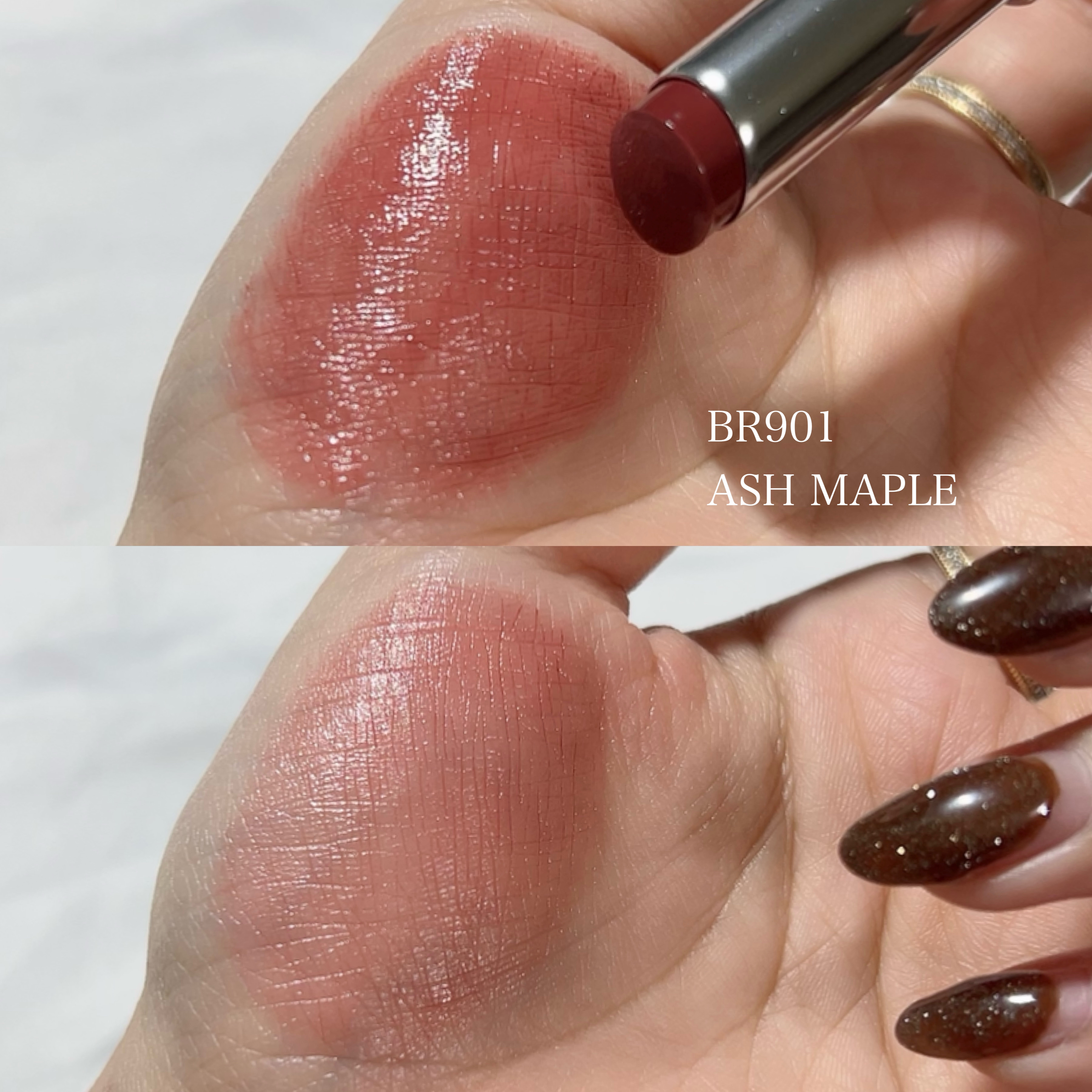 ノーウェアリップスティック バーミンググロー/espoir/口紅を使ったクチコミ（3枚目）