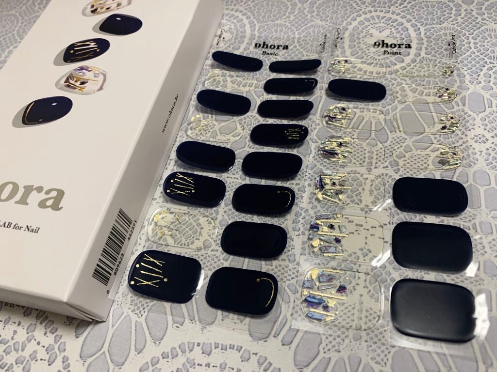 セミキュアジェルネイル(ハンド)/ohora/ネイルシールを使ったクチコミ(3枚目)