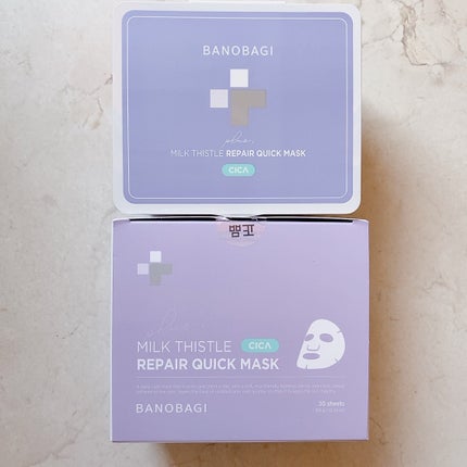 ミルクシスルリペアシカクイックマスクプラス/BANOBAGI/シートマスク・パックを使ったクチコミ(2枚目)