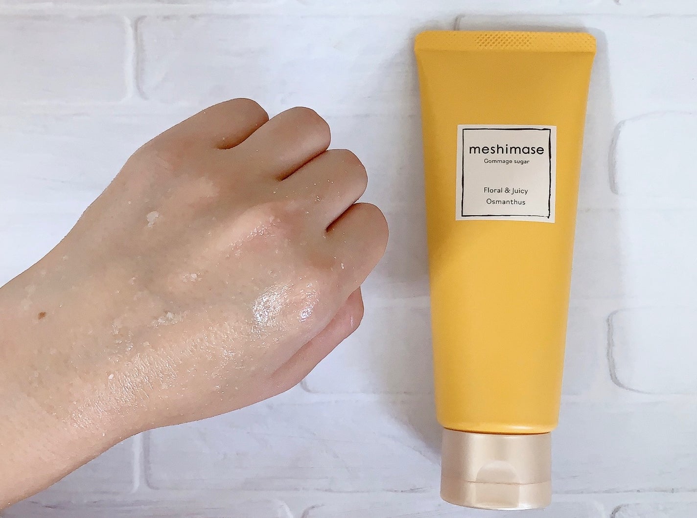 ゴマージュシュガー オスマンサス/meshimase/ボディスクラブを使ったクチコミ(6枚目)
