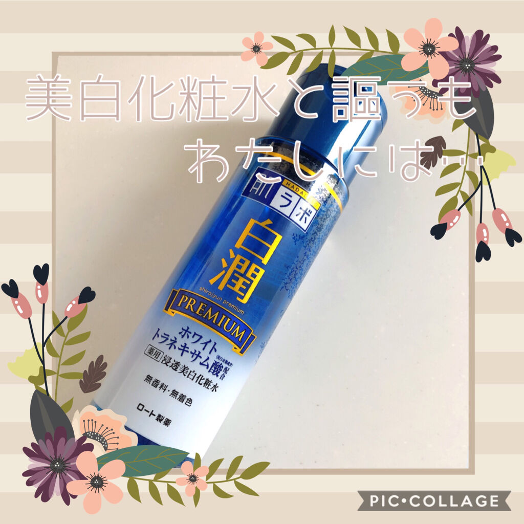 白潤プレミアム 薬用浸透美白化粧水/肌ラボ/化粧水を使ったクチコミ（1枚目）