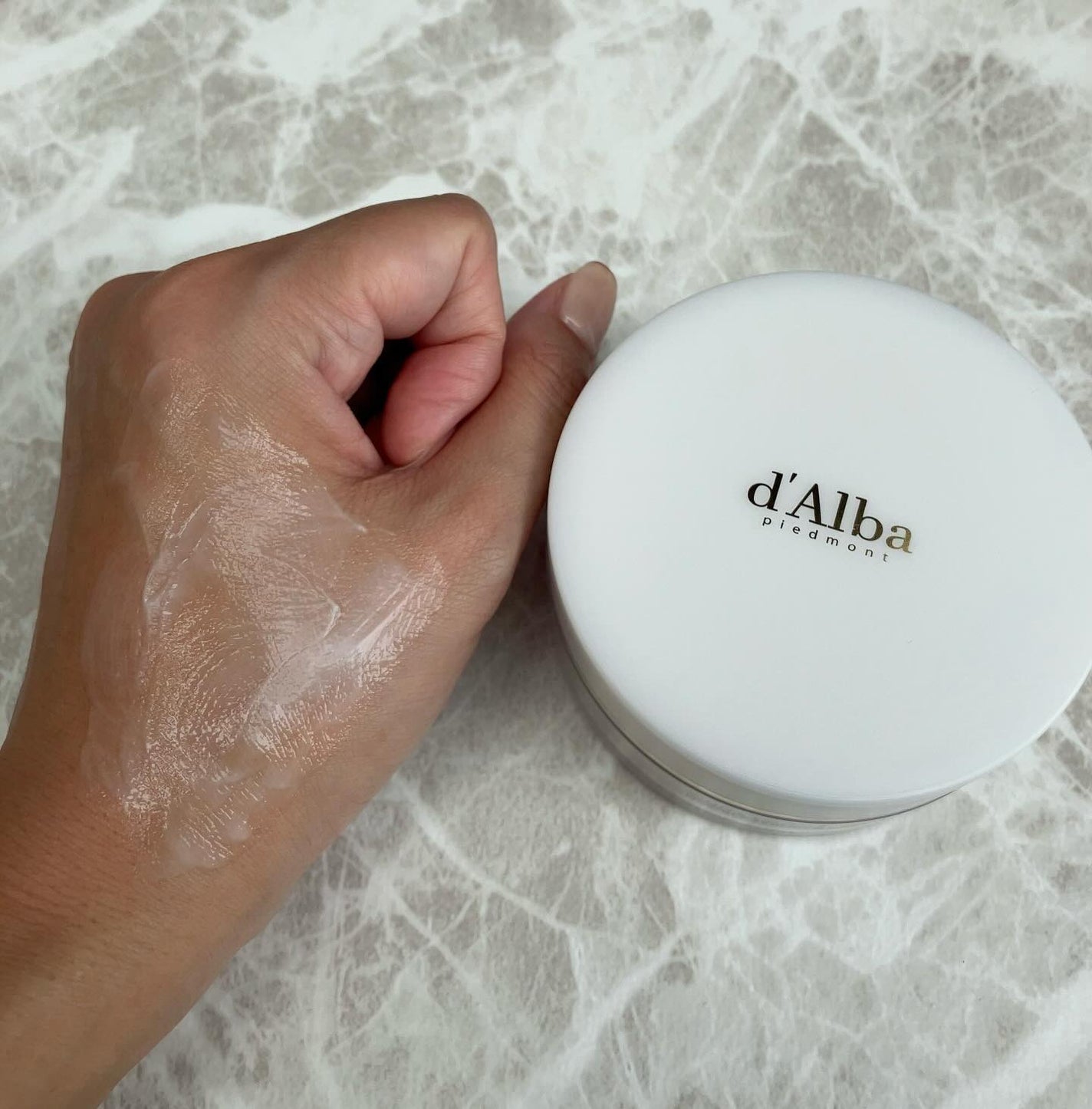 ホワイトトリュフダブルセラムアンドクリーム/ダルバ/フェイスクリームを使ったクチコミ(5枚目)