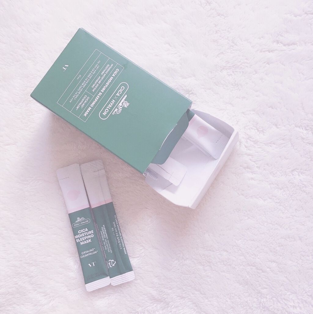 シカモイスチャースリーピングマスク/VT/フェイスクリームを使ったクチコミ（2枚目）