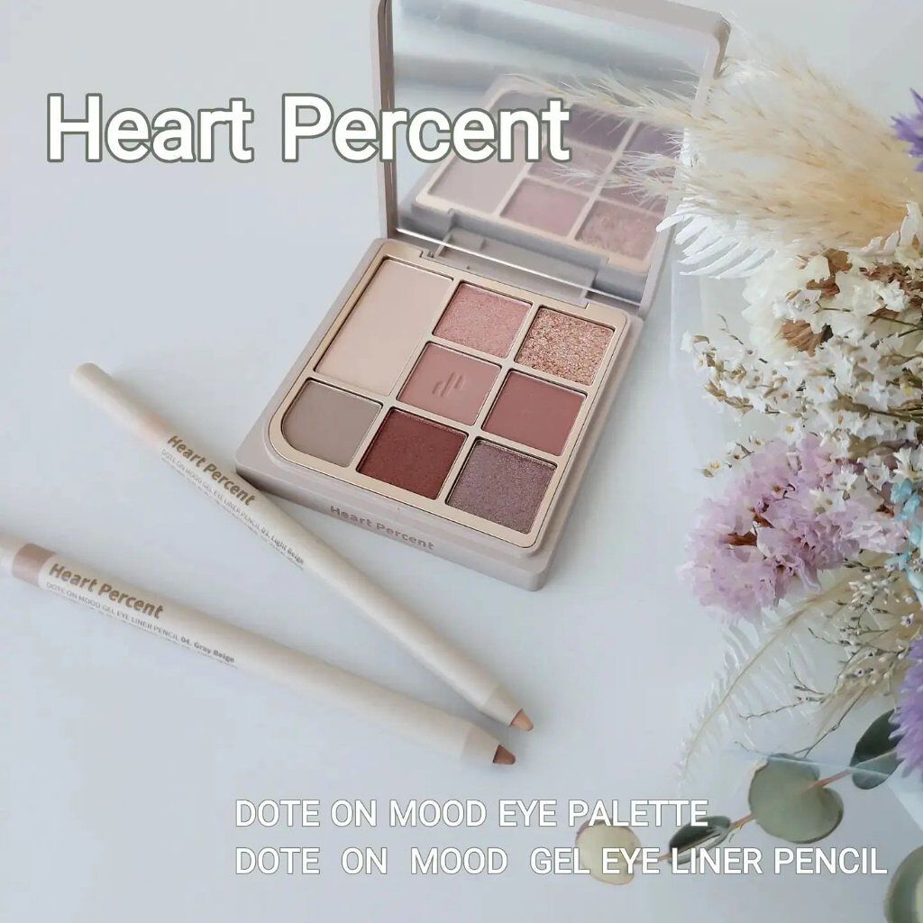 ドットオンムードアイパレット/Heart Percent/アイシャドウパレットを使ったクチコミ（1枚目）