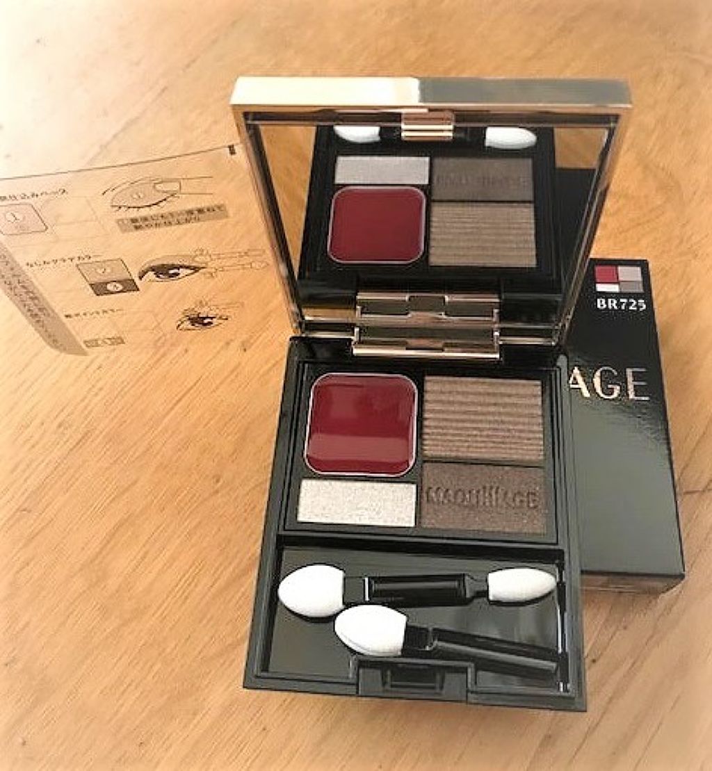 ドラマティックスタイリングアイズD/マキアージュ/アイシャドウパレットを使ったクチコミ(1枚目)