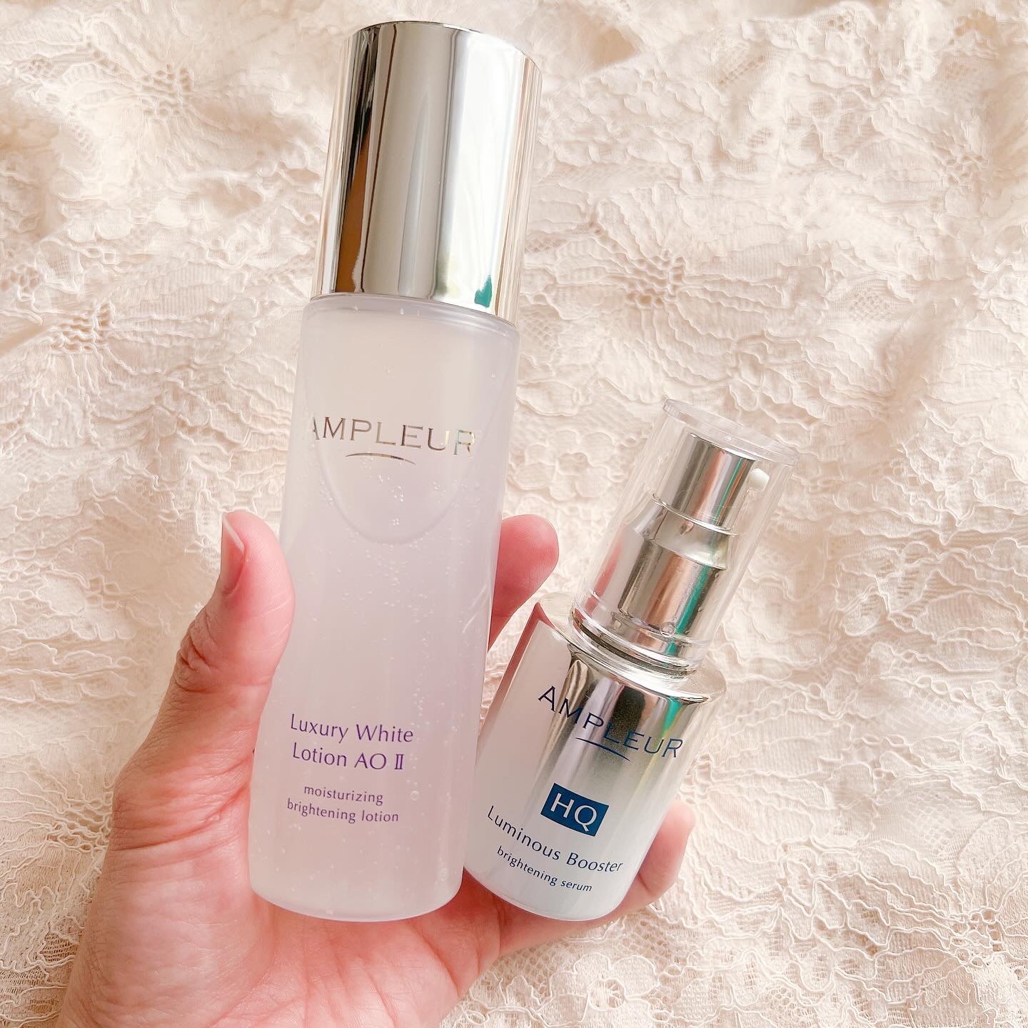 ラグジュアリーホワイト ローションAO II/アンプルール/化粧水を使ったクチコミ（1枚目）