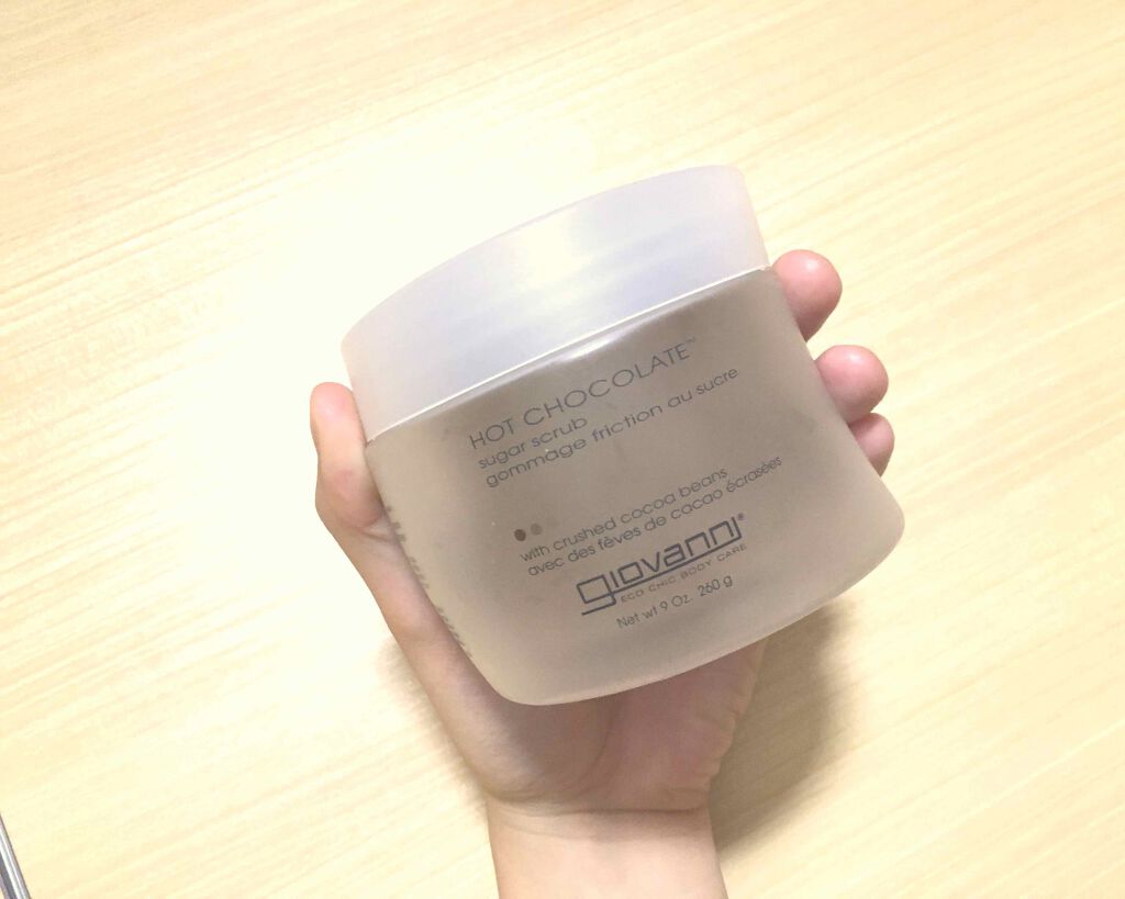 ジョヴァンニ シュガー ボディスクラブ ホットチョコレート/giovanni/ボディスクラブを使ったクチコミ(1枚目)