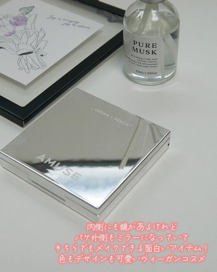 アイ ヴィーガン シアーパレット/AMUSE/アイシャドウパレットを使ったクチコミ(3枚目)