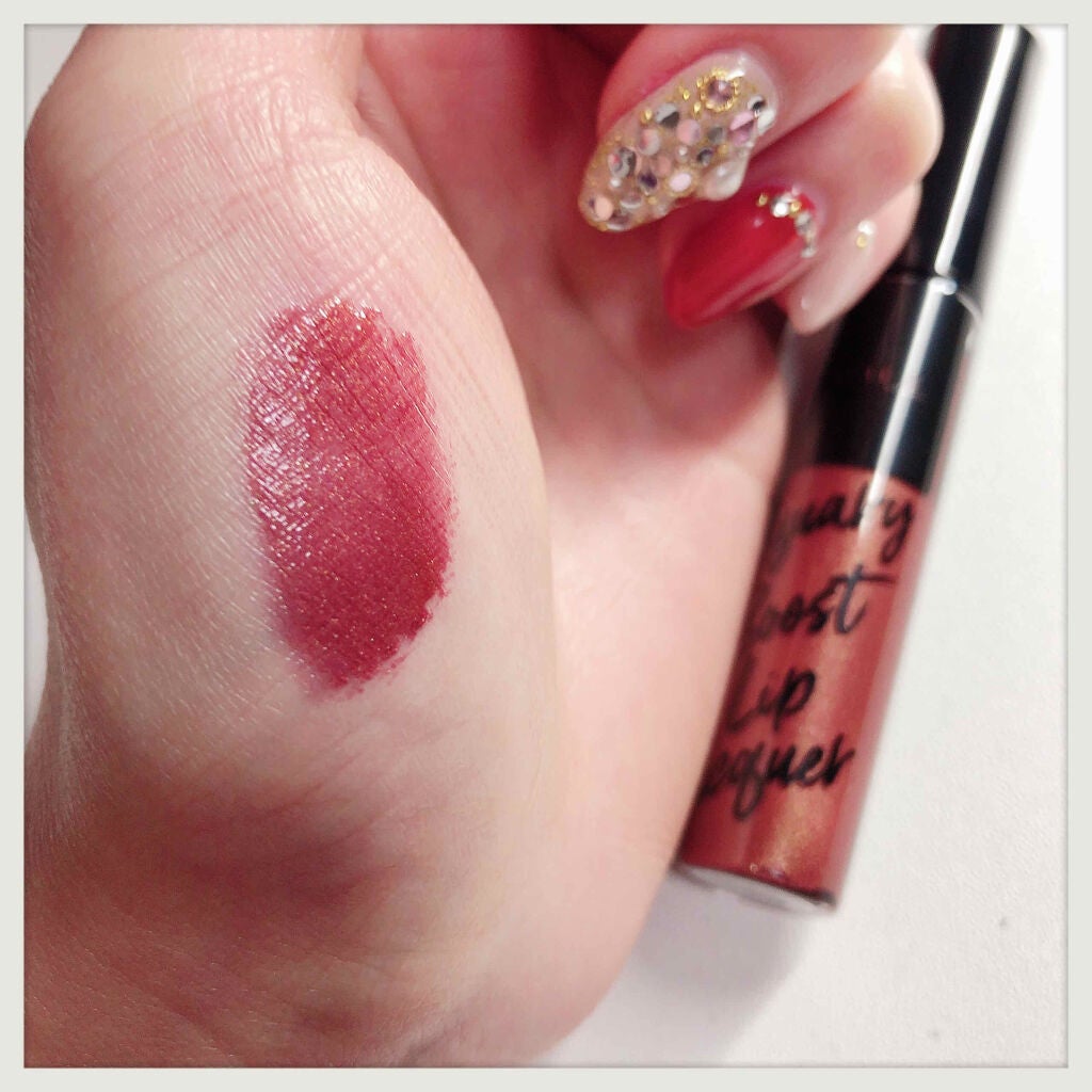 アクアリィ ブースト リップラッカー/リンメル ロンドン/リップグロスを使ったクチコミ(2枚目)