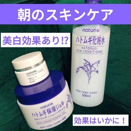 ハトムギ化粧水(ナチュリエ スキンコンディショナー R )/ナチュリエ/化粧水を使ったクチコミ(1枚目)