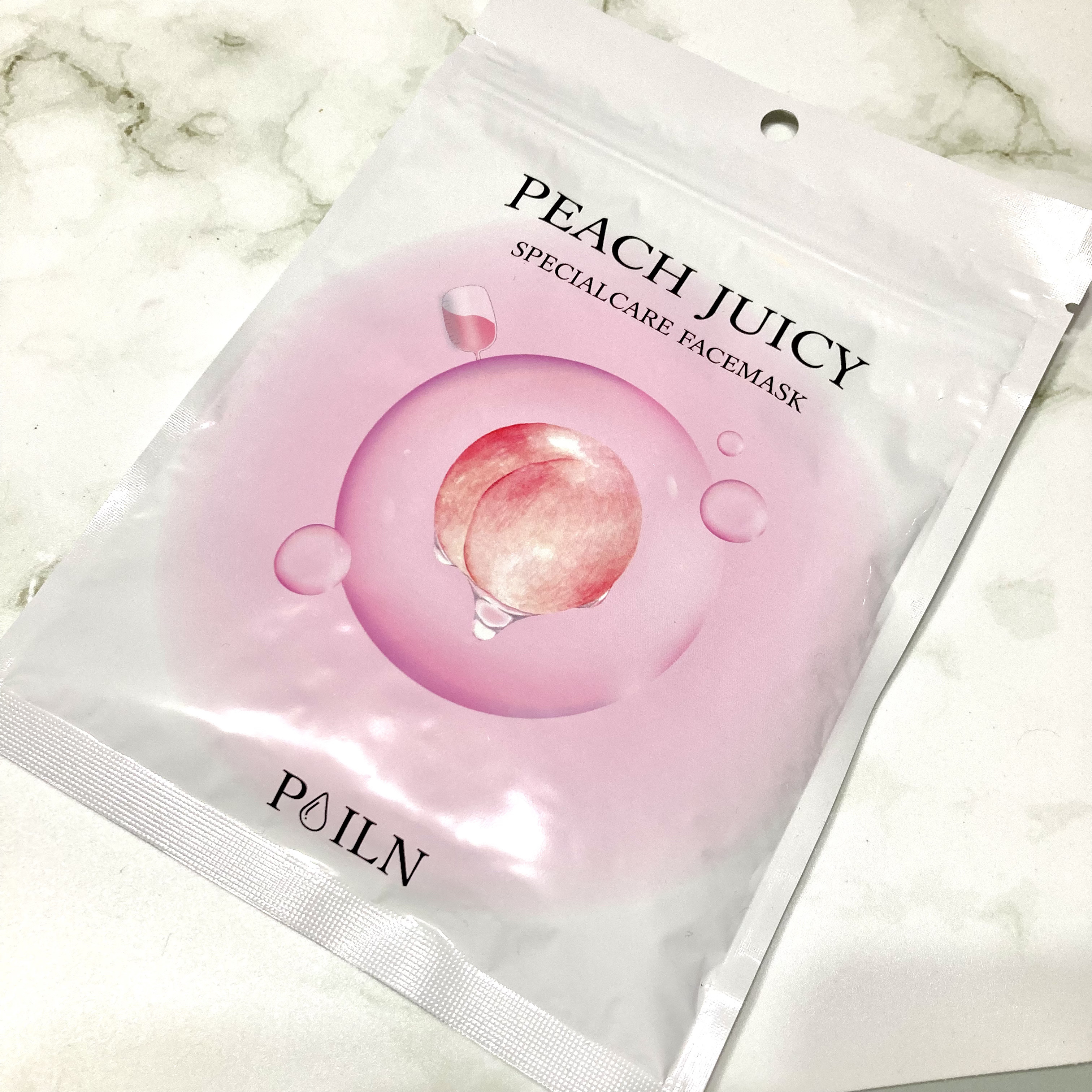 PEACH JUICY スペシャルケアフェイスマスク/POILN/シートマスク・パックを使ったクチコミ（2枚目）