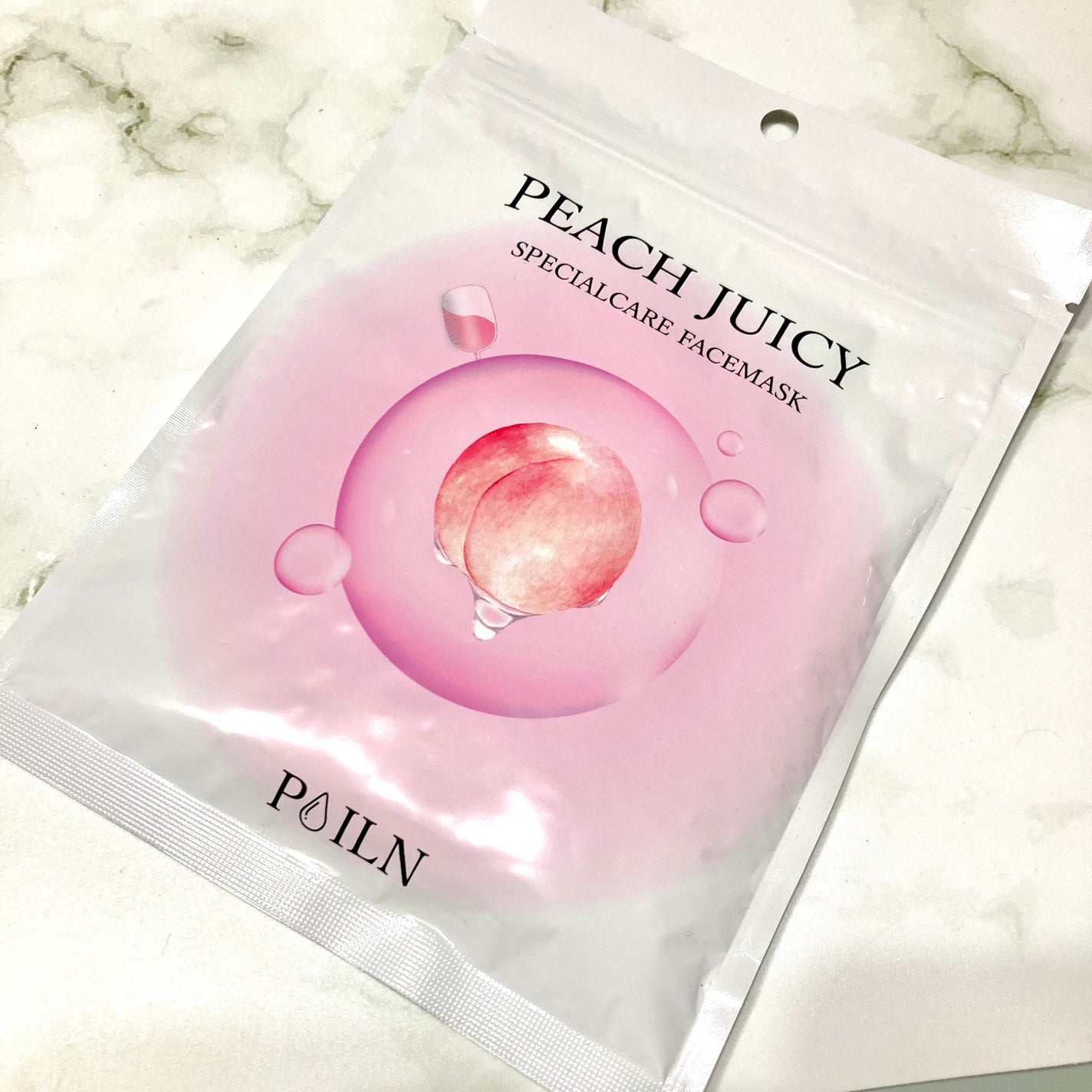 PEACH JUICY スペシャルケアフェイスマスク/POILN/シートマスク・パックを使ったクチコミ(2枚目)