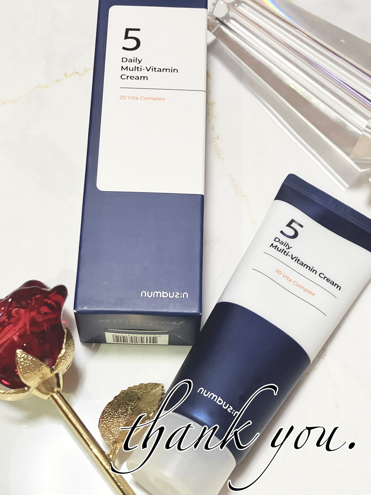5番 22種マルチビタミンクリーム/numbuzin/フェイスクリームを使ったクチコミ（3枚目）