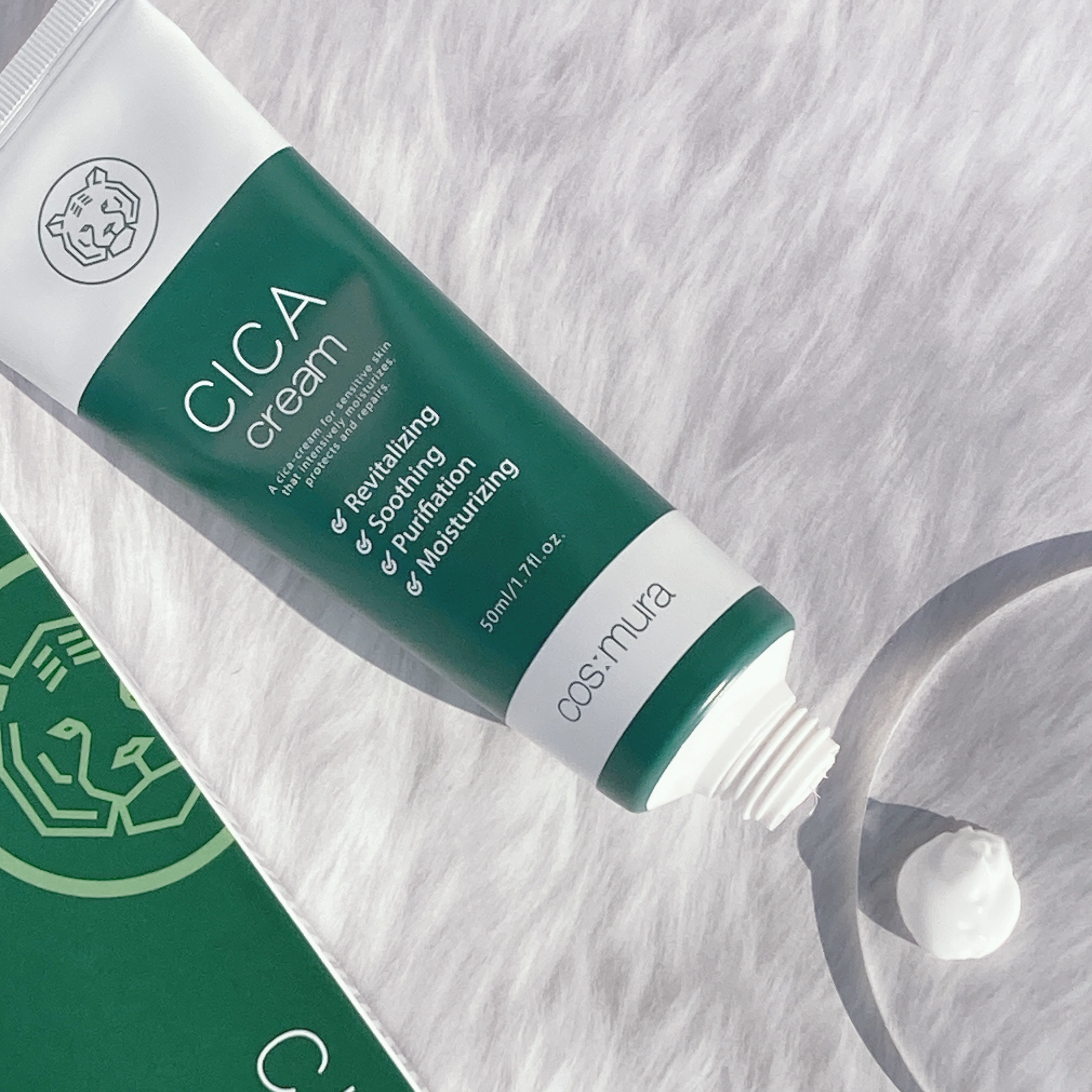 CICA cream/MORNING SURPRISE/フェイスクリームを使ったクチコミ（2枚目）