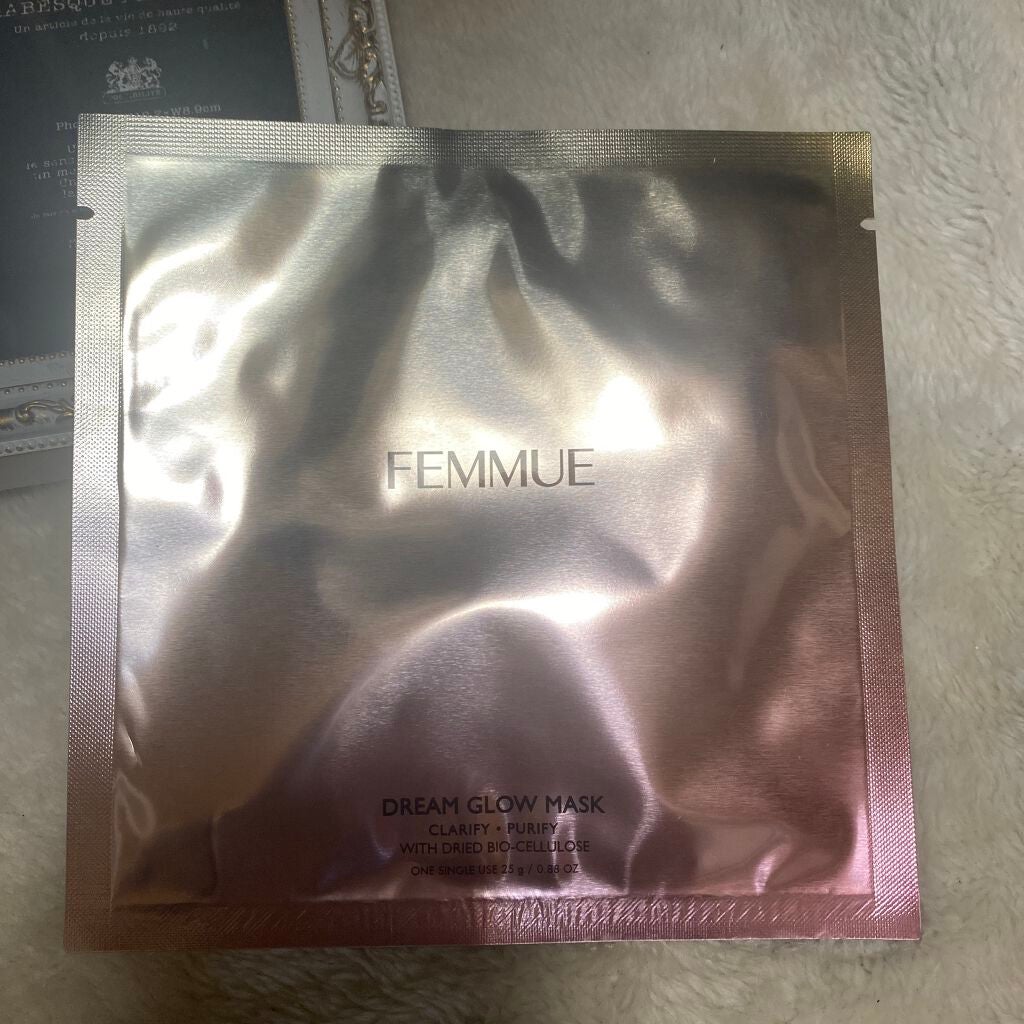 ドリームグロウマスク CP(肌引き締め・ブースター)/FEMMUE/シートマスク・パックを使ったクチコミ(1枚目)