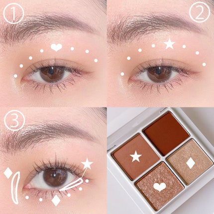 THE アイパレR/b idol/アイシャドウパレットを使ったクチコミ(2枚目)