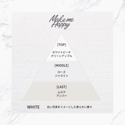 メイクミーハッピー フレグランスウォーター WHITE/キャンメイク/香水(レディース)を使ったクチコミ(3枚目)