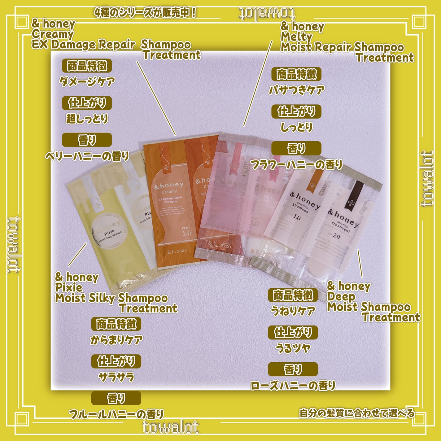 ディープモイスト シャンプー1.0/ヘアトリートメント2.0/&honey/市販シャンプーを使ったクチコミ(3枚目)