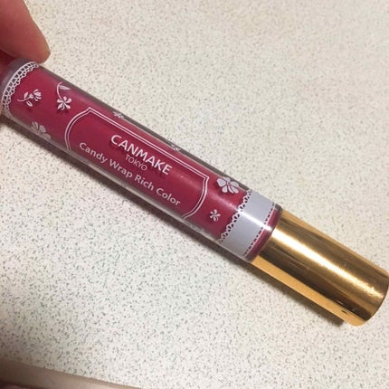 キャンディラップリッチカラー 01 スモーキーローズ/キャンメイク/リップグロスを使ったクチコミ(1枚目)