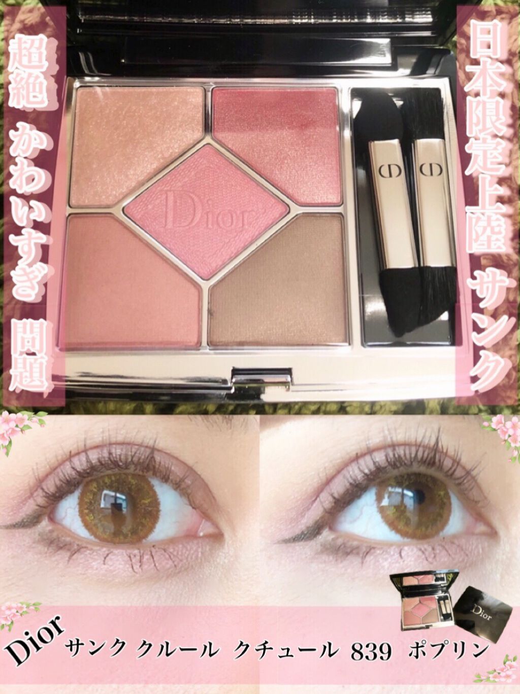 Dior アイシャドウ　サンククルールクチュール 839