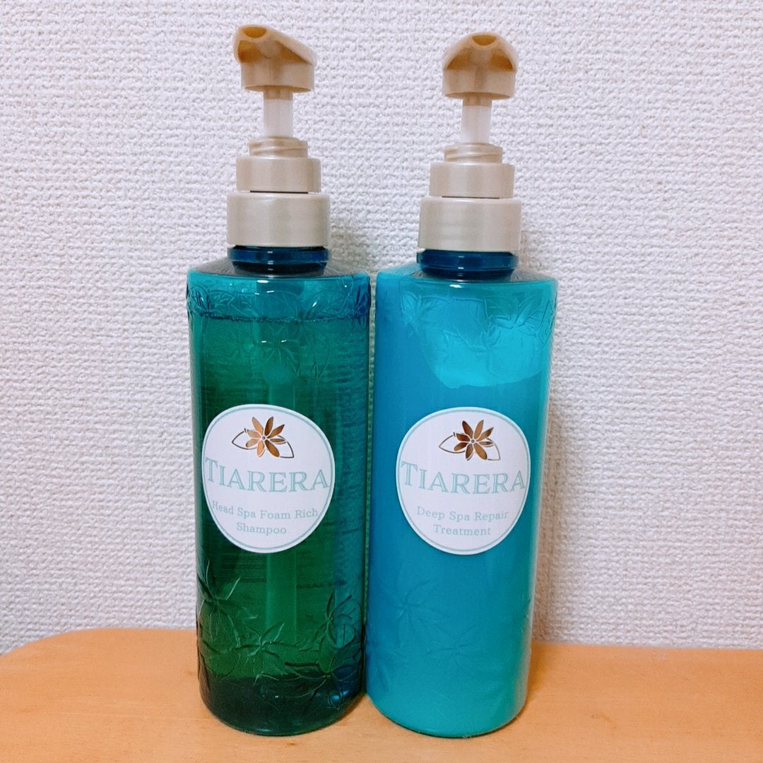 ヘッドスパフォームリッチシャンプー/ディープスパリペアトリートメント/TIARERA/市販シャンプーを使ったクチコミ(1枚目)
