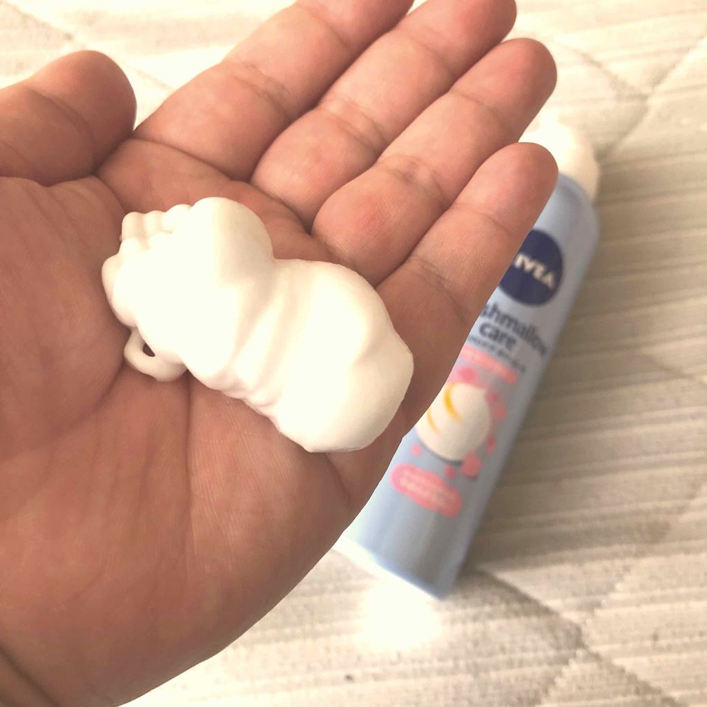 マシュマロケア ボディムース シルキーフラワー/ニベア/ボディローションを使ったクチコミ(2枚目)