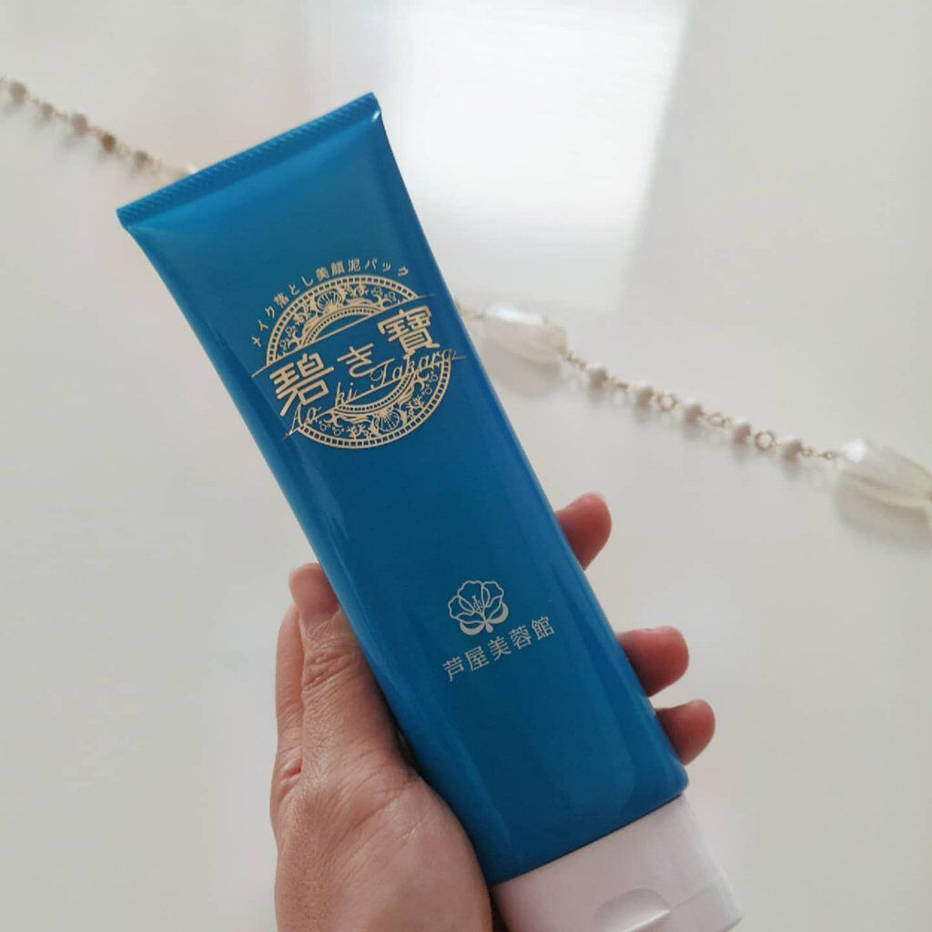 碧き寶（あおきたから）泥パックメイク落とし/芦屋美蓉館/その他洗顔料を使ったクチコミ（2枚目）