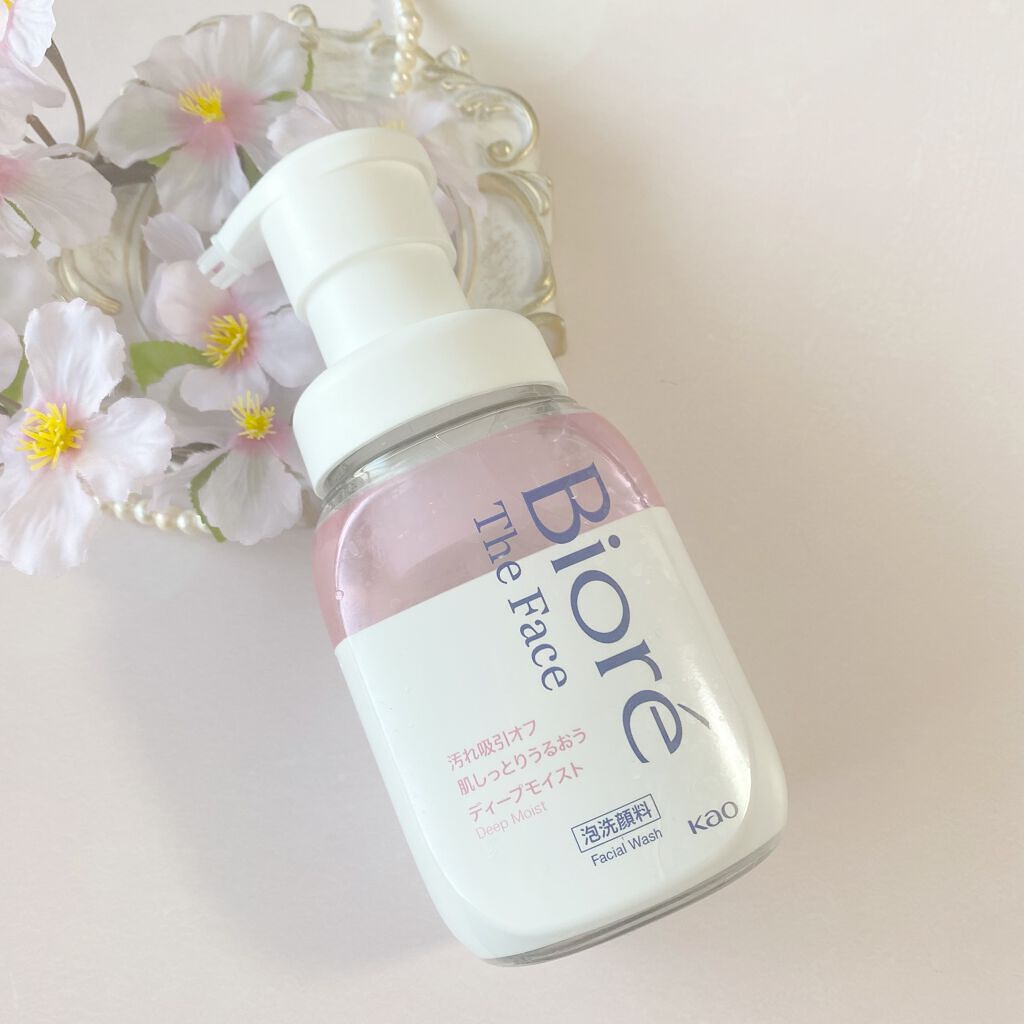 ビオレ ザフェイス 泡洗顔料 ディープモイスト/ビオレ/泡洗顔を使ったクチコミ(1枚目)