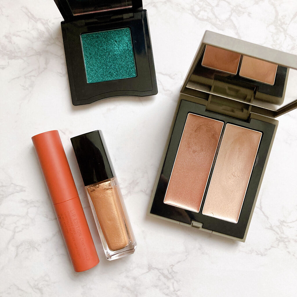 THREE シマリング グロー デュオ/THREE/クリームハイライトを使ったクチコミ（1枚目）