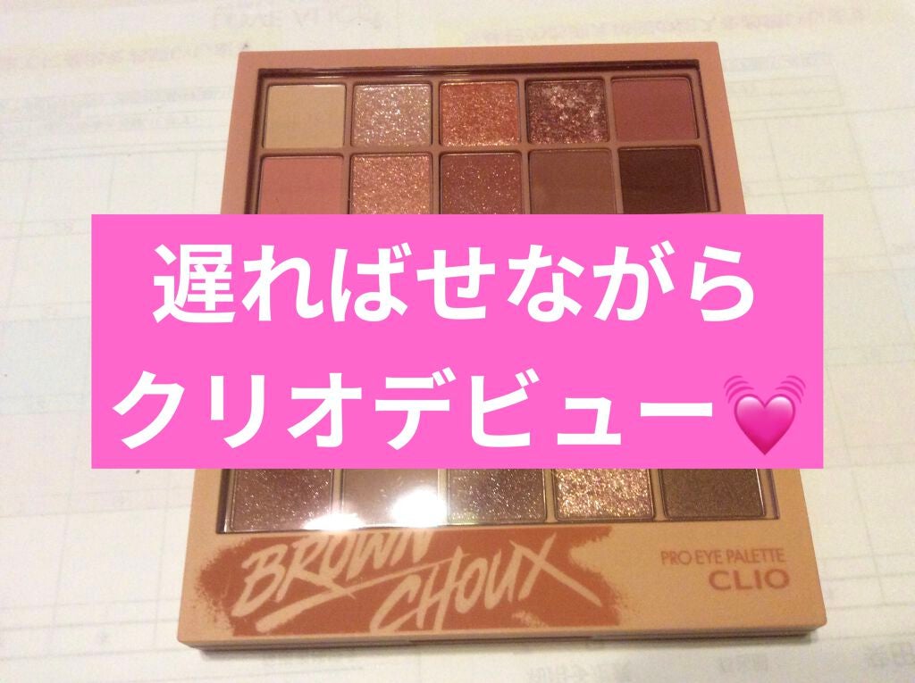 プロ アイ パレット/CLIO/アイシャドウパレットを使ったクチコミ(1枚目)