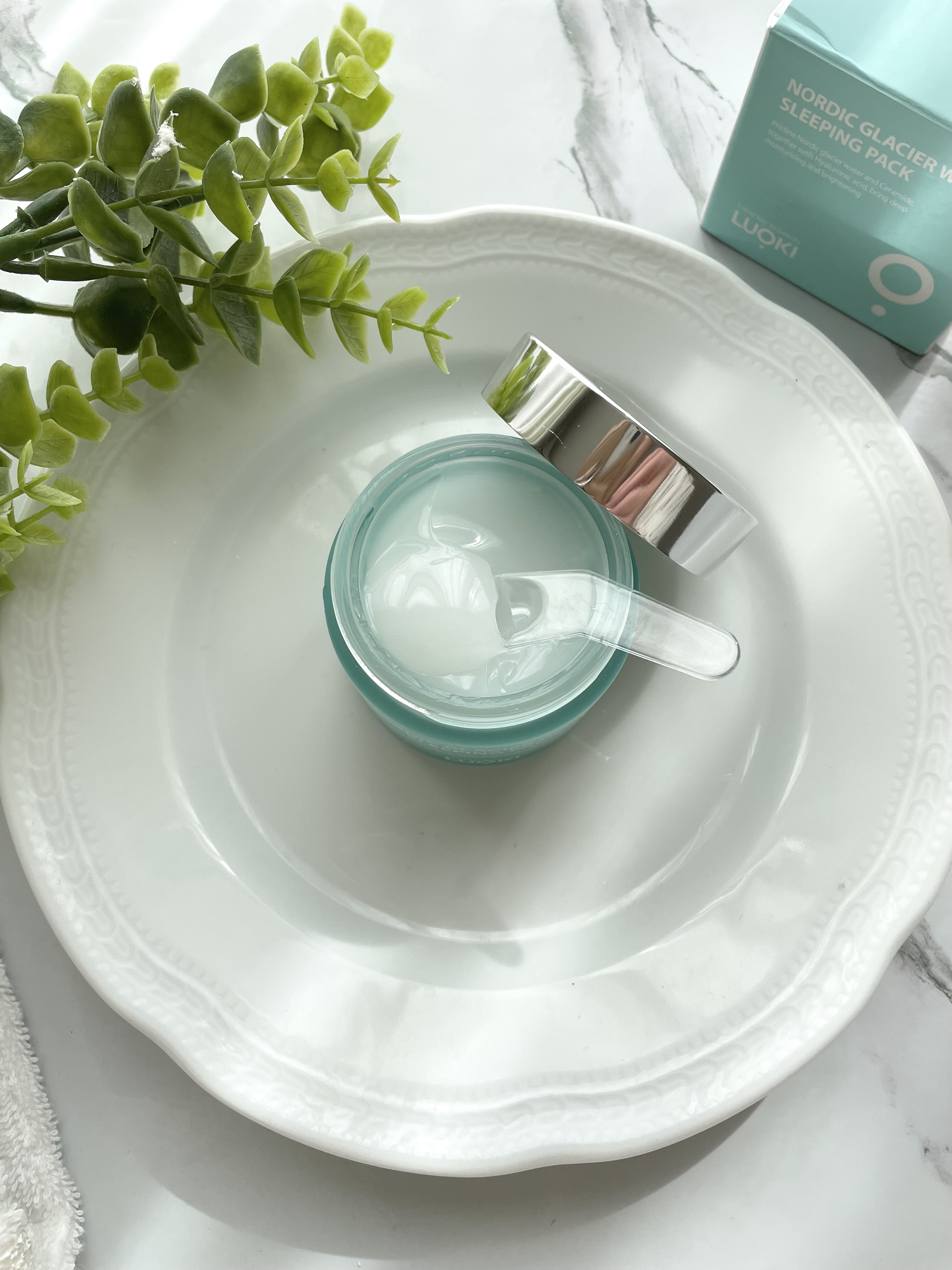 ノルディック氷河水スリーピングパック/LUOKI/フェイスクリームを使ったクチコミ（3枚目）