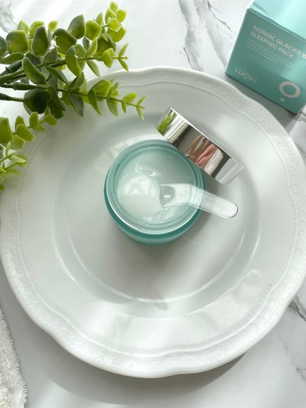 ノルディック氷河水スリーピングパック/LUOKI/フェイスクリームを使ったクチコミ(3枚目)