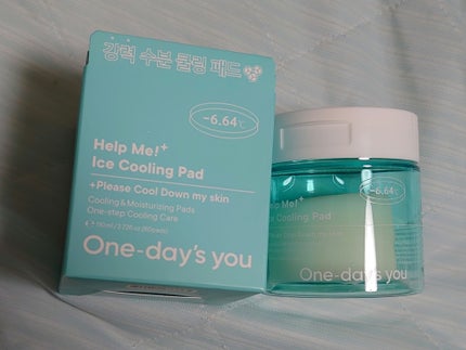 ヘルプミー! アイスクーリングパッド/One-day's you/トナーパッドを使ったクチコミ(1枚目)