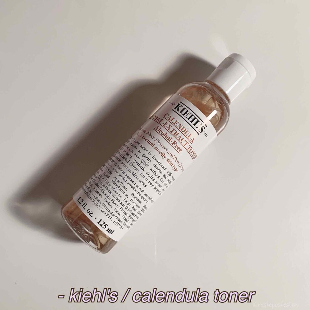 キールズ ハーバル トナー CL アルコールフリー/Kiehl's/化粧水を使ったクチコミ(1枚目)