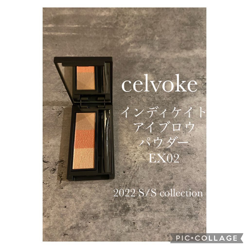 セルヴォーク インディケイトアイブロウパウダー/Celvoke/パウダーアイブロウを使ったクチコミ（1枚目）