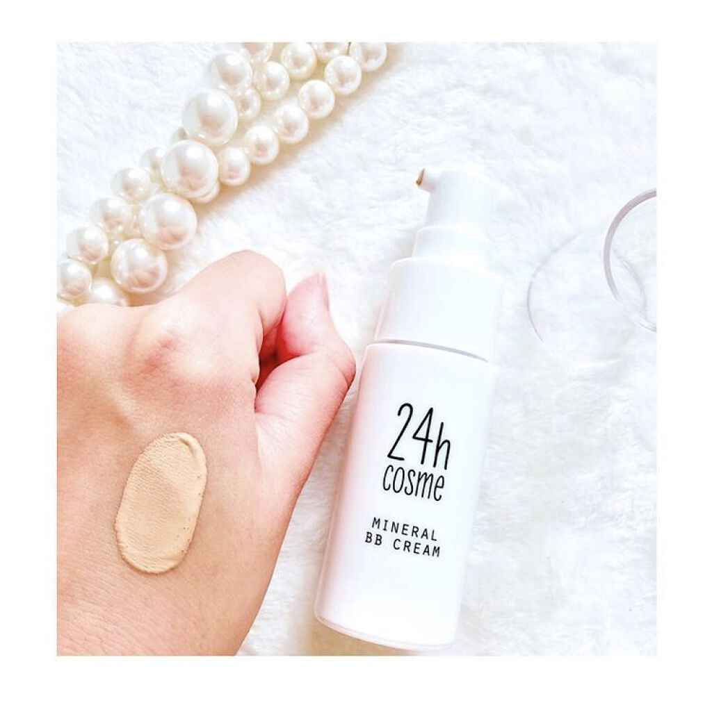 24 ミネラルＢＢクリーム 01ライト(17ml)/24h cosme/BBクリームを使ったクチコミ（2枚目）
