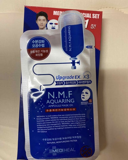 N.M.FアクアアンプルマスクJEX/MEDIHEAL/シートマスク・パックを使ったクチコミ(1枚目)