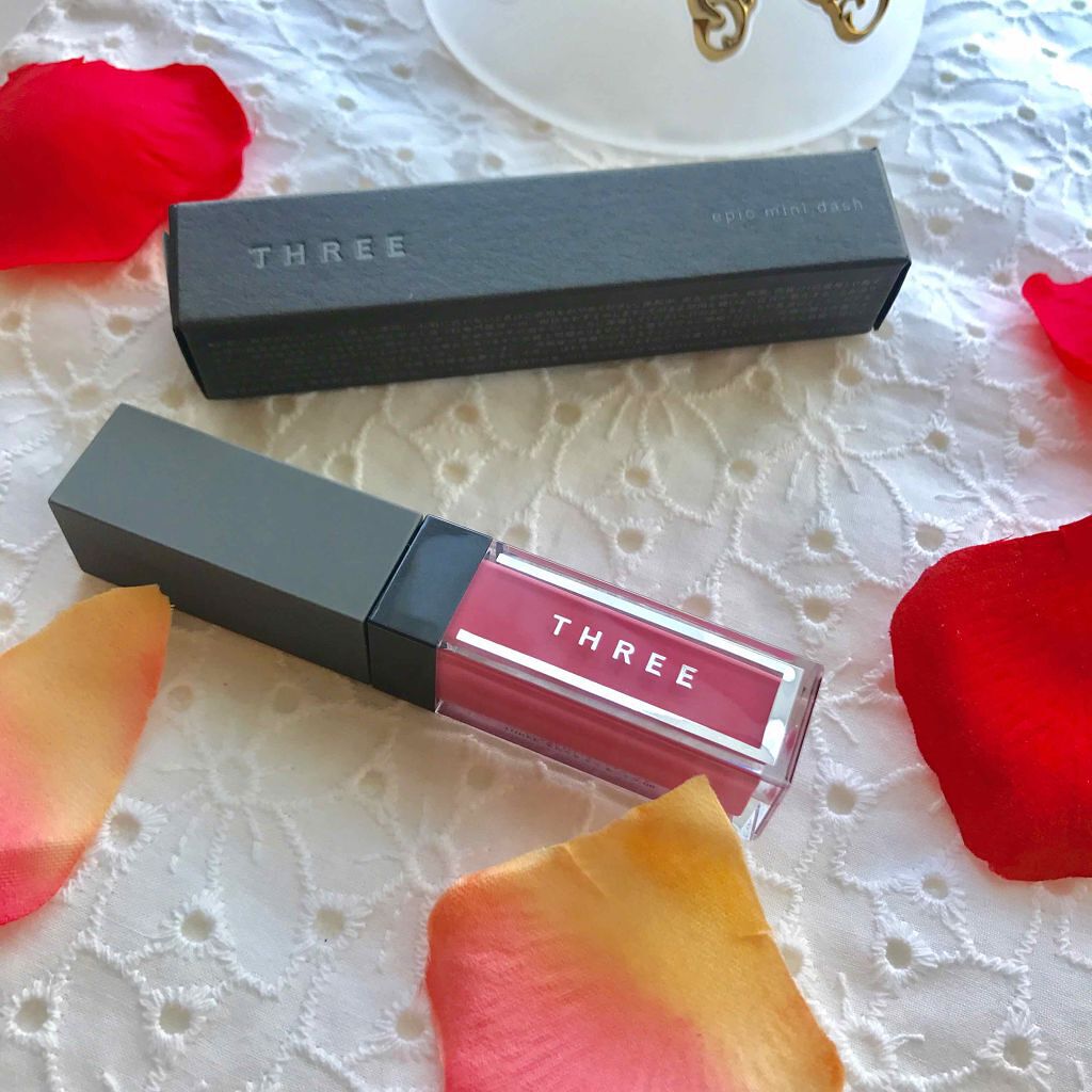 シマリング リップジャム/THREE/リップグロスを使ったクチコミ(1枚目)