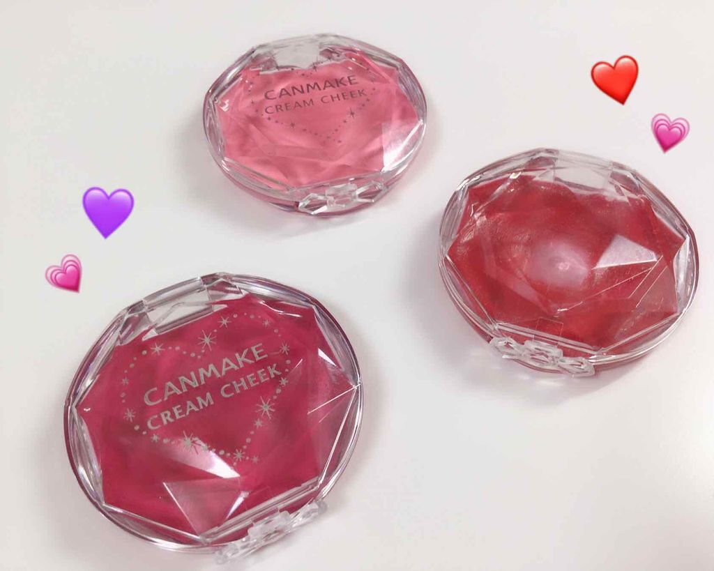 クリームチーク（クリアタイプ）/キャンメイク/ジェル・クリームチークを使ったクチコミ（1枚目）