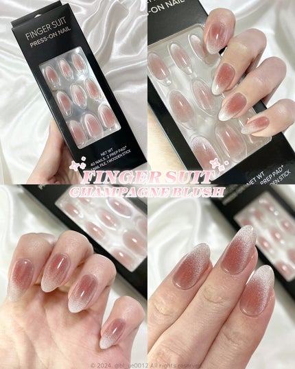 ネイルチップ(シールタイプ)/FINGER SUIT/ネイルチップ・パーツを使ったクチコミ(1枚目)