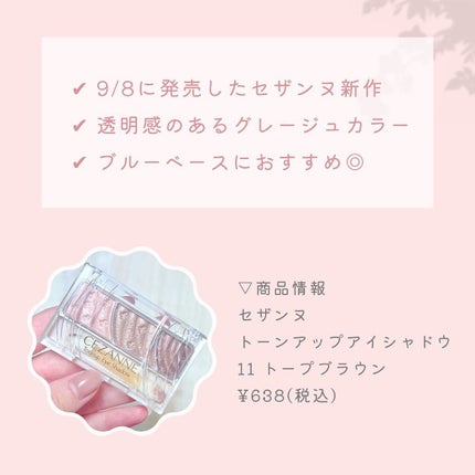 トーンアップアイシャドウ/CEZANNE/アイシャドウパレットを使ったクチコミ(7枚目)