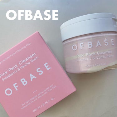 ピックパッククレンザー イチゴ&バニラビーン/OFBASE/洗い流すパック・マスクを使ったクチコミ（1枚目）