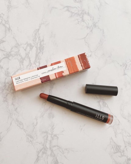 LASTING SMOOTH LIPSTICK(ラスティングスムースリップスティック)/iLLO/口紅を使ったクチコミ(1枚目)