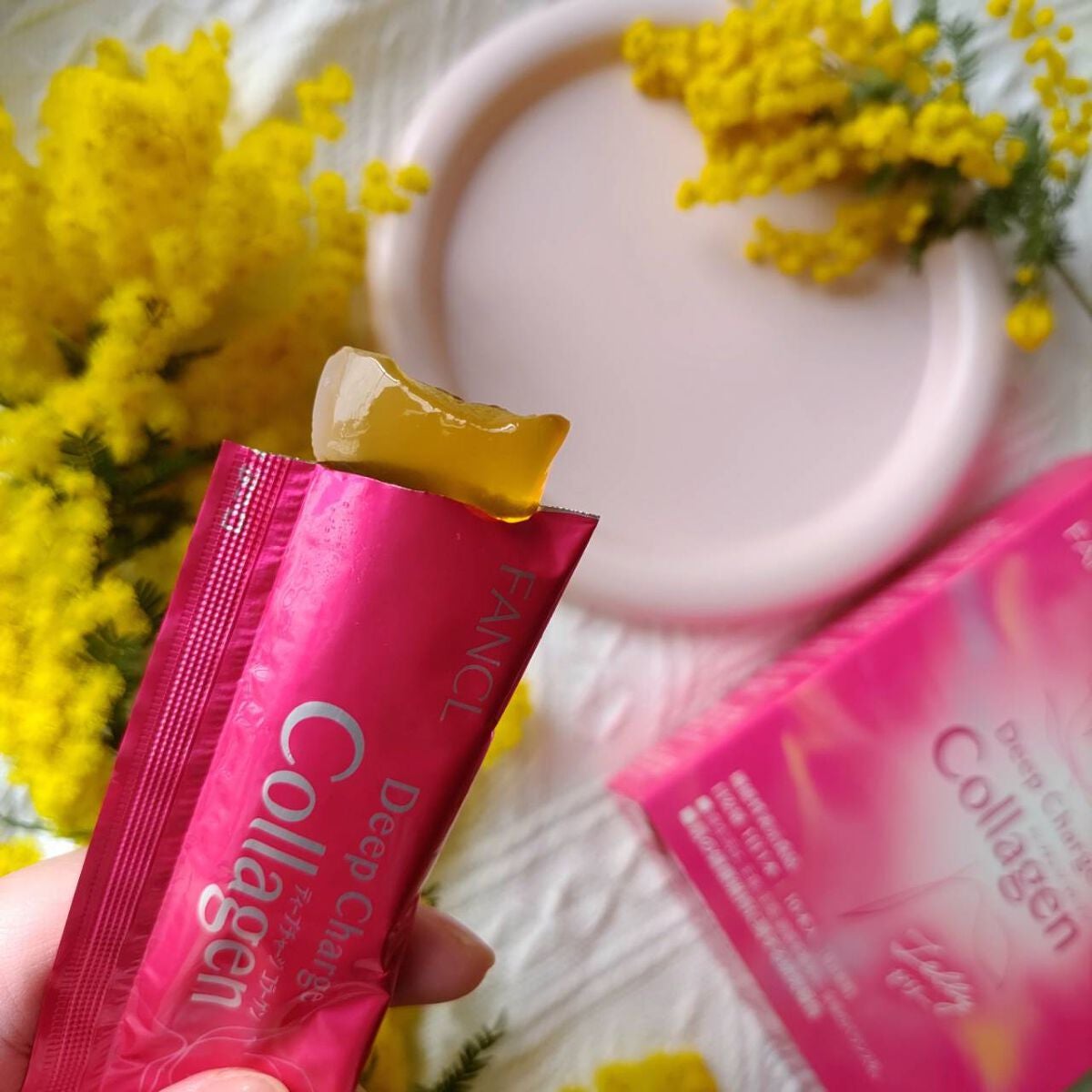 ディープチャージ コラーゲン スティックゼリー/ファンケル/美容サプリメントを使ったクチコミ(1枚目)