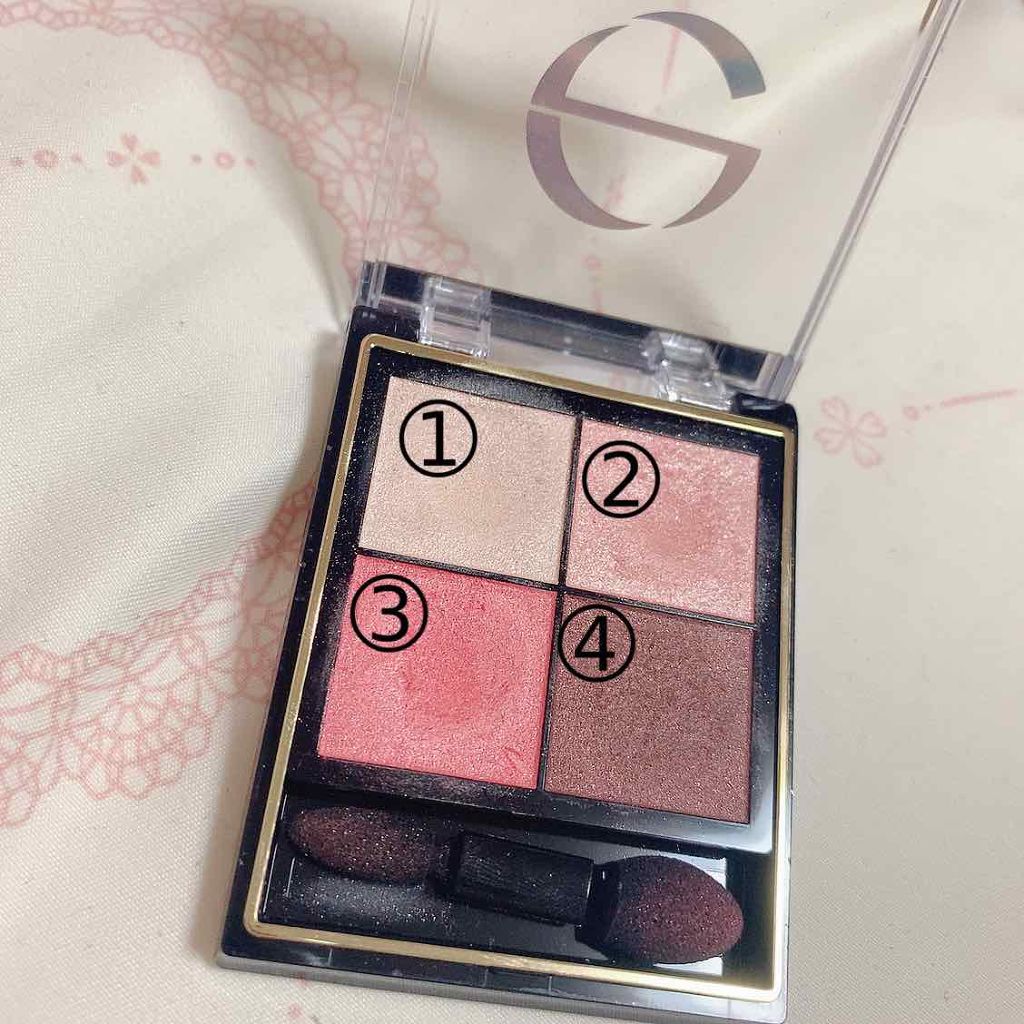 リアルクローズシャドウ/excel/アイシャドウパレットを使ったクチコミ（2枚目）