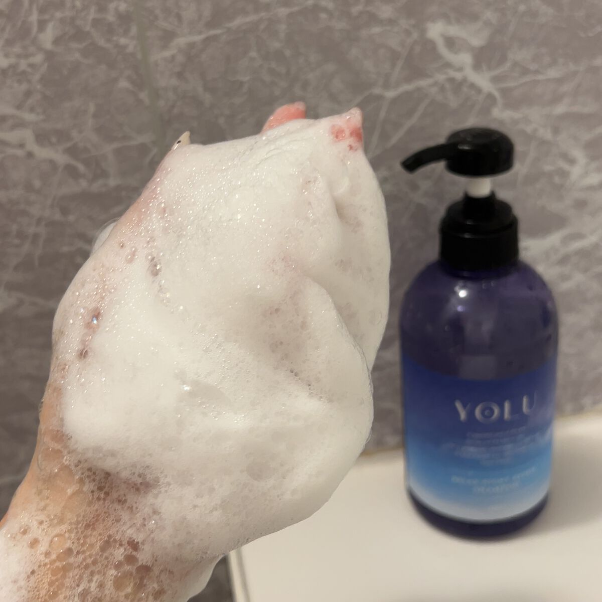 リラックスナイトリペア シャンプー/トリートメント/YOLU/市販シャンプーを使ったクチコミ(5枚目)