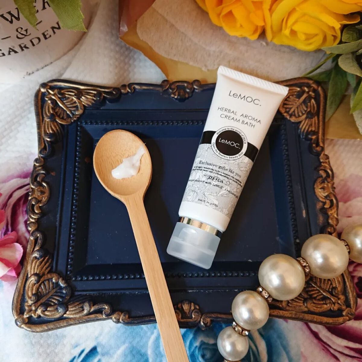 ハーバルアロマ クリームバス LF/ルモック./洗い流すヘアトリートメントを使ったクチコミ(5枚目)