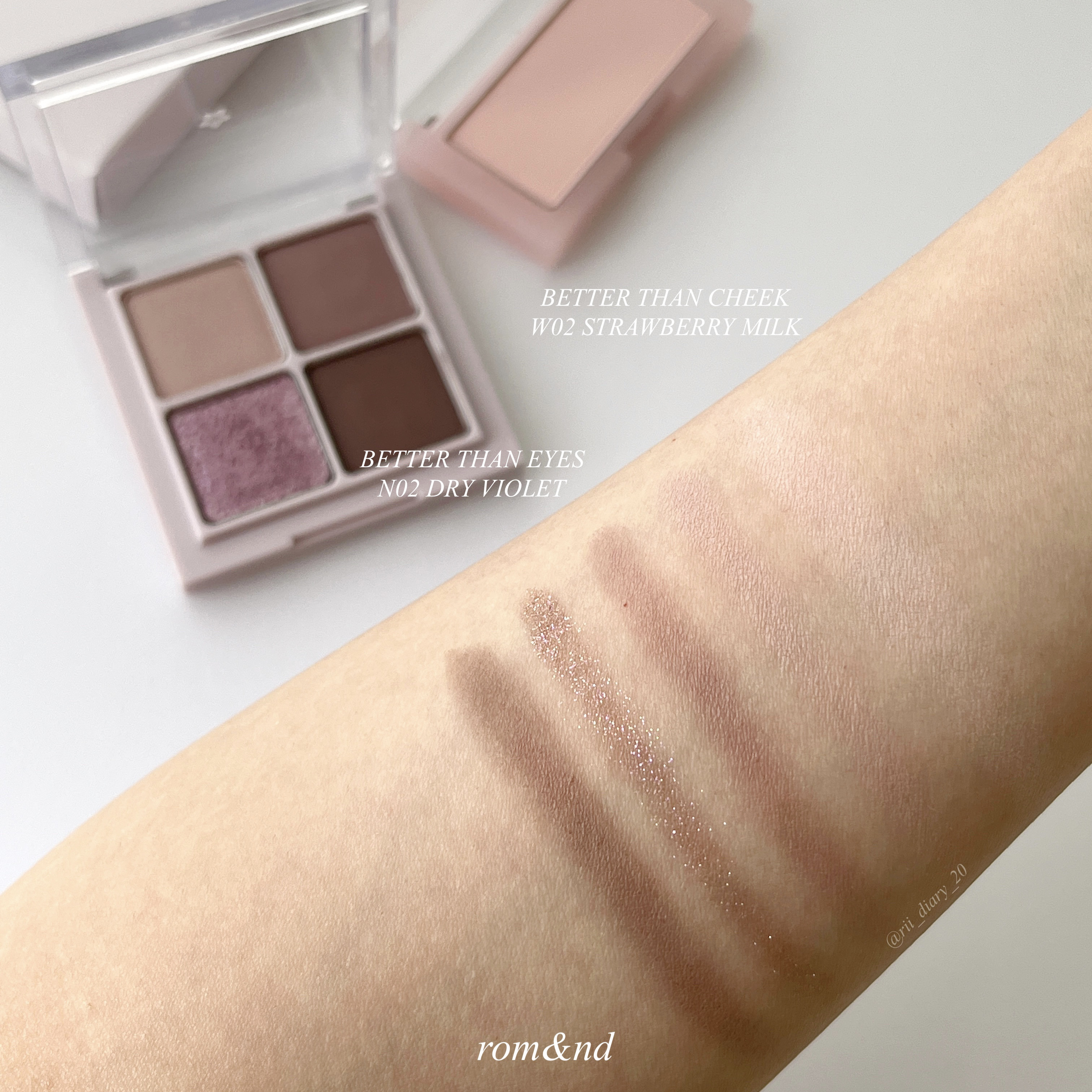 ベターザンチーク/rom&nd/パウダーチークを使ったクチコミ（3枚目）