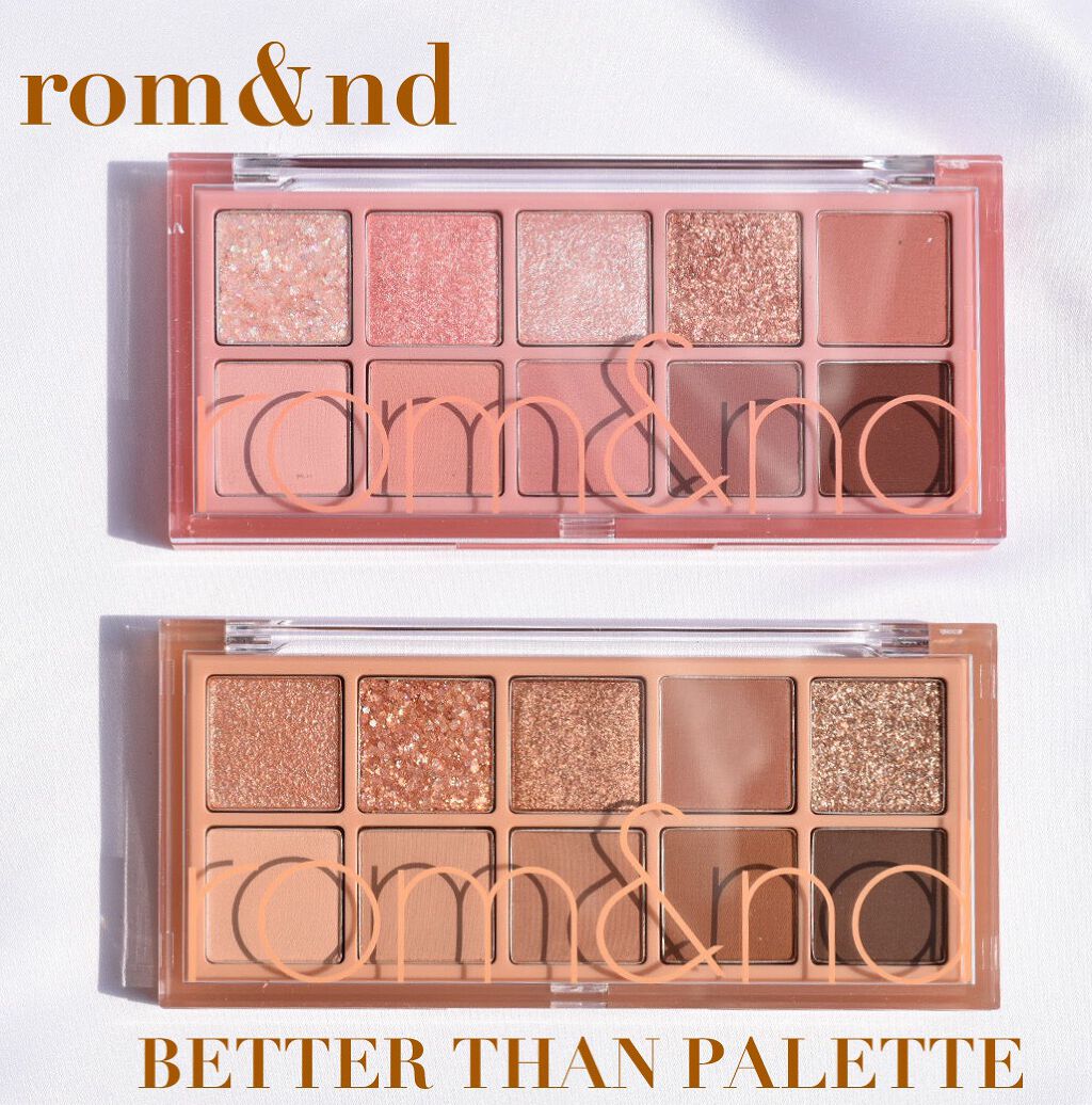 ベターザンパレット/rom&nd/アイシャドウパレットを使ったクチコミ(1枚目)